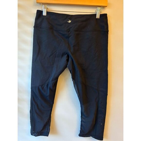 Glyder Leggings black size M mesh bottom - Picture 2 of 9